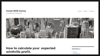 
                            3. How to calculate your expected winthrills profit. – Invest With Sunny