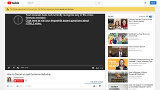 
                            8. How to Cancel a Loyal Customer Autoship - YouTube