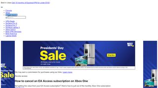 
                            10. How to cancel an EA Access subscription on Xbox One | Windows ...