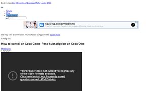 
                            11. How to cancel an Xbox Game Pass subscription on Xbox One ...