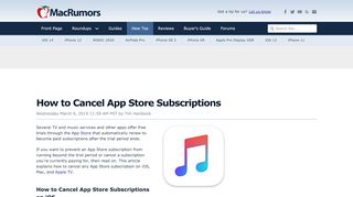 
                            11. How to Cancel App Store and Apple Music Subscriptions - MacRumors