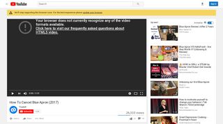 
                            11. How To Cancel Blue Apron (2017) - YouTube