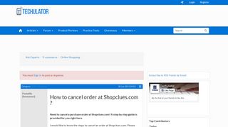 
                            11. How to cancel order at Shopclues.com ? - Techulator