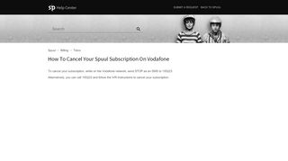 
                            6. How to cancel your Spuul subscription on Vodafone – Spuul
