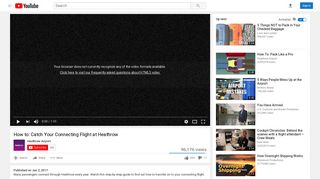 
                            1. How to: Catch Your Connecting Flight at Heathrow - YouTube