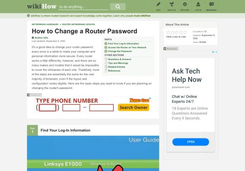 
                            8. How to Change a Router Password: 12 Steps (with Pictures)