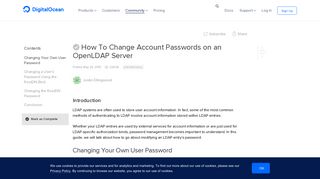 
                            10. How To Change Account Passwords on an OpenLDAP Server ...