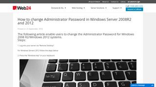 
                            1. How to change Administrator Password in Windows Server 2008R2 ...