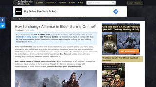 
                            9. How to change Alliance in Elder Scrolls Online?