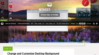 
                            9. How to Change and Customize Desktop Background « Operating ...