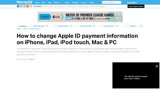 
                            8. How to change Apple ID payment information on iPhone, iPad, Mac ...