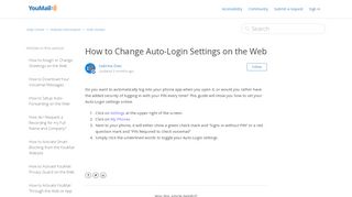 
                            8. How to Change Auto-Login Settings on the Web – Help Center