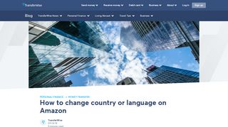 
                            11. How to change country or language on Amazon - TransferWise