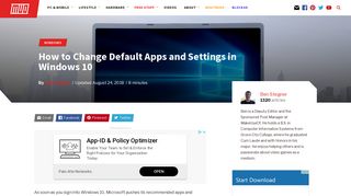 
                            9. How to Change Default Apps and Settings in Windows 10 - MakeUseOf