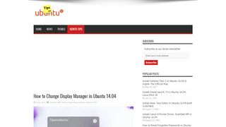 
                            12. How to Change Display Manager in Ubuntu 14.04 - Tips on Ubuntu