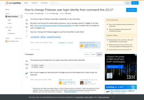 
                            3. How to change Firebase user login identity from command line (CLI ...
