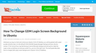 
                            13. How To Change GDM Login Screen Background In Ubuntu - OSTechNix