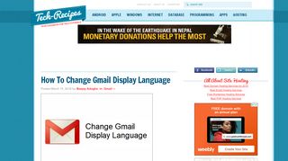 
                            10. How To Change Gmail Display Language - Tech-Recipes