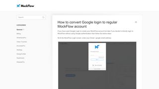 
                            8. How to change Google login to regular MockFlow account - ...