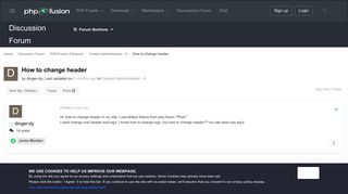 
                            6. How to change header: PHP-Fusion 8 Support - Official Home of PHP ...