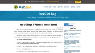 
                            3. How to Change IP Address if You Get Banned. Trust.Zone - The One ...
