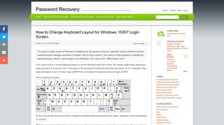 How to Change Keyboard Layout for Windows 10/8/7 Login Screen ...
