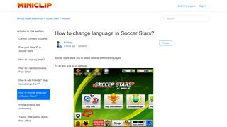 
                            9. How to change language in Soccer Stars? – Miniclip Player Experience