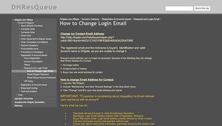 
                            10. How to Change Login Email - DHResQueue - Google Sites