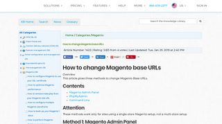 
                            3. How to change Magento base URLs - Nexcess Knowledge Library