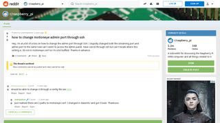 
                            11. how to change motioneye admin port through ssh : raspberry_pi - Reddit