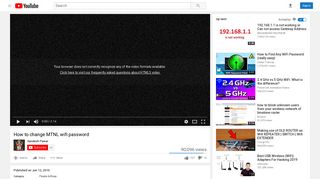 
                            5. How to change MTNL wifi password - YouTube