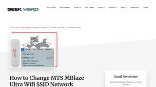 
                            6. How to Change MTS MBlaze Ultra Wifi SSID Network Name? - Geekyard