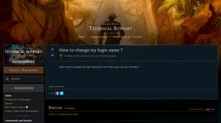 
                            5. How to change my login name - EUW boards - League of Legends