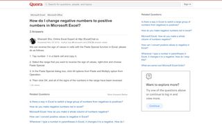 
                            13. How to change negative numbers to positive numbers in Microsoft ...