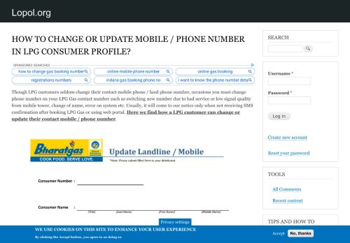 
                            10. How to Change or Update Mobile / Phone Number In LPG Consumer ...