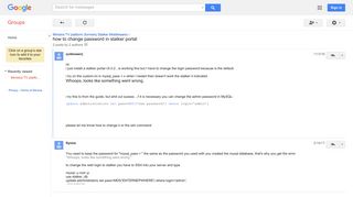 
                            3. how to change password in stalker portal - Google Groups
