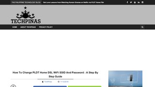 
                            3. How to Change PLDT Home DSL WiFi SSID and Password : A Step by ...