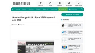 
                            12. How to Change PLDT Ultera WiFi Password and SSID - Marfilius