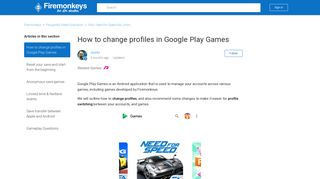 
                            11. How to change profiles in Google Play Games – Firemonkeys