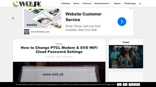 
                            5. How to Change PTCL Modem & EVO WiFi Cloud Password ...