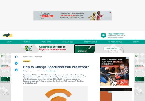 
                            13. How to Change Spectranet Wifi Password? ▷ Legit.ng