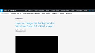 
                            12. How to Change Start Screen Background in Windows 8, 8.1 | Digital ...