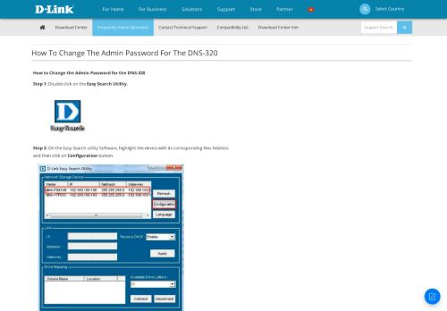 
                            11. How to Change the Admin Password for the DNS-320 Vietnam