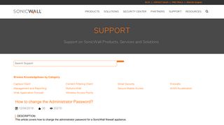 
                            9. How to change the Administrator Password? | SonicWall