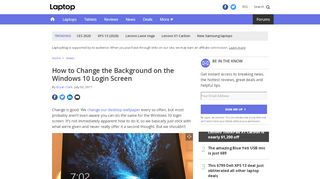
                            12. How to Change the Background on the Windows 10 Login Screen