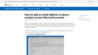 
                            9. How to change the email address for your Microsoft account