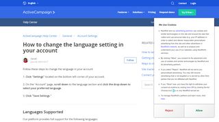 
                            13. How to change the language setting in your account ...