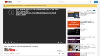 
                            4. How to change the login name of the user in Ubuntu - YouTube