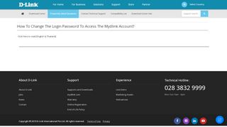 
                            11. How to Change the Login Password to Access the mydlink Account ...