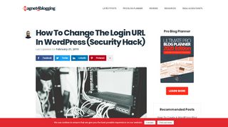 
                            13. How To Change The Login URL In WordPress - Magnet4Blogging